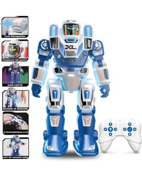 Didelis programuojamas pulteliu valdomas robotas &bdquo;Program a Bot XL&rdquo;, 40 cm, Silverlit 