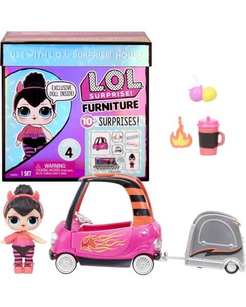 LOL Surprise! lėlė su kambario rinkiniu, 10 siurprizų &bdquo;B.B. Auto Shop&rdquo; 