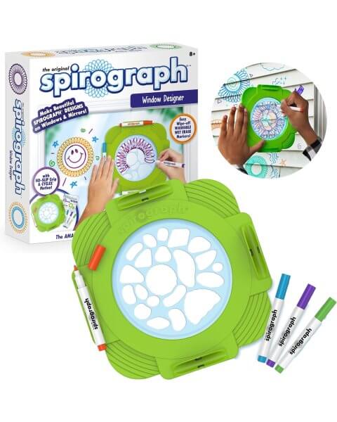 Pie&scaron;imo spiralėmis rinkinys - spirografas &bdquo;Langų dizaineris&rdquo; 
