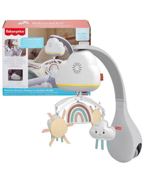 Fisher-Price karuselė su universaliu tvirtinimu &bdquo;Rainbow Showers&rdquo;, HBP40 