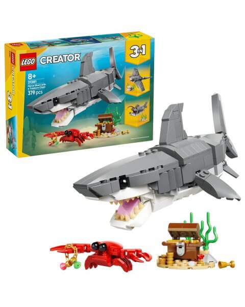31381 LEGO&reg; Creator Nuožmus ryklys su lobių skrynia 