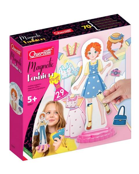 Magnetinės lėlės rinkinys - dėlionė &bdquo;Magnetic fashion - Maggie&ldquo;, Quercetti, 02927 