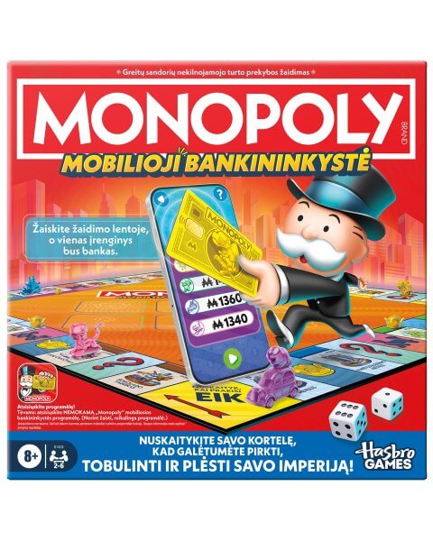 Žaidimas &bdquo;Monopolis: mobilioji bankininkystė&rdquo; 