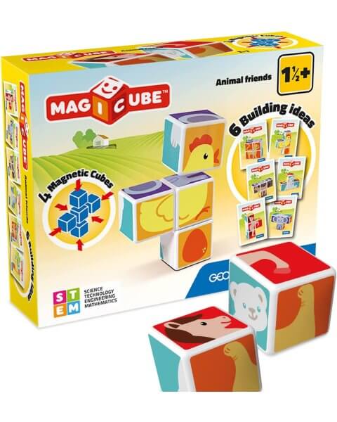 Geomag magnetiniai kubeliai &bdquo;Gyvūnai&rdquo;, Magicube 
