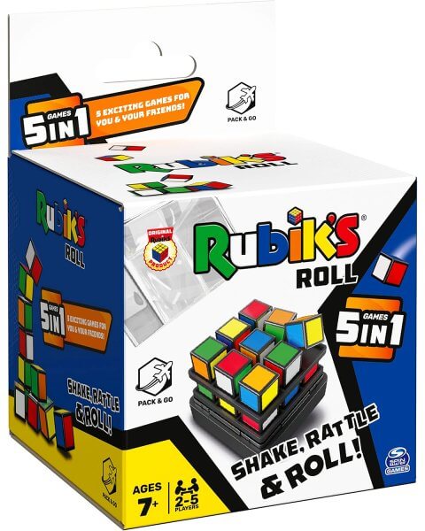 Stalo žaidimų rinkinys 5-in-1 &bdquo;Rubik&rsquo;s Roll&rdquo; 