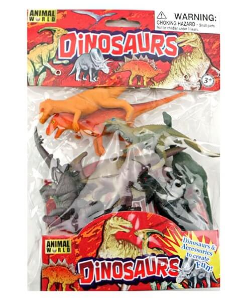 Dinozaurų figūrėlių rinkinys, 8 vnt. 