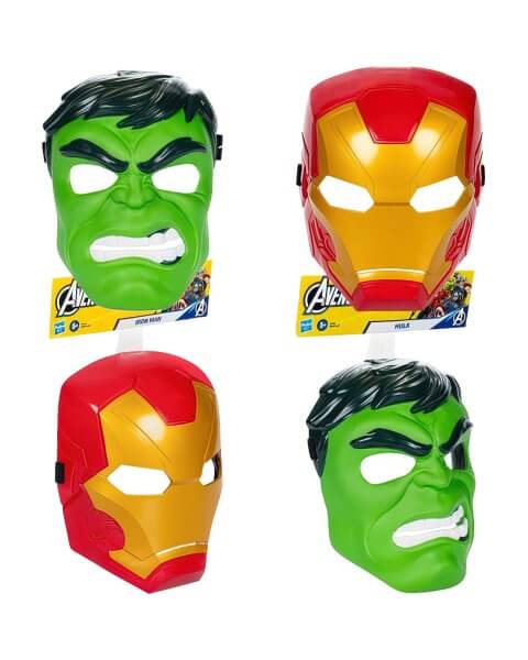 Geležinio Žmogaus ir Halko kaukių rinkinys &bdquo;Iron Man & Hulk, G0436 