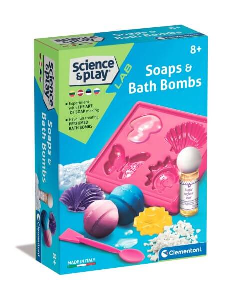 Kūrybinis rinkinys vaikams &bdquo;Soap Bombs&ldquo;, Clementoni 