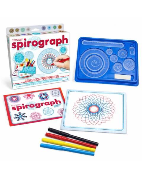 Pie&scaron;imo spiralėmis - spirografas &bdquo;Spirograph Starter Set&rdquo; 