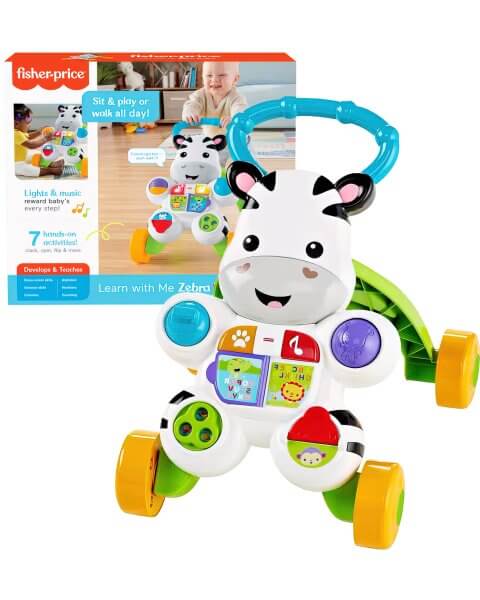 Fisher-Price stumdukas su garsais ir &scaron;viesomis &bdquo;Zebriukas&rdquo;, DLF00 