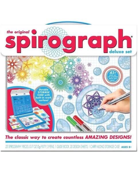 Piešimo spiralėmis rinkinys – spirografas „Spirograph Deluxe Set”
