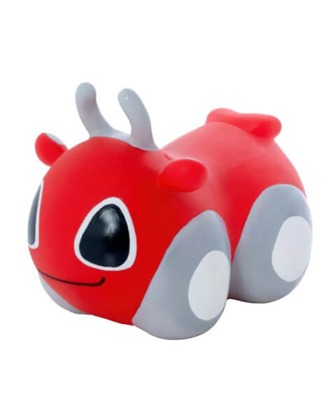 Pripučiamas šokliukas mašinėlė, raudona 