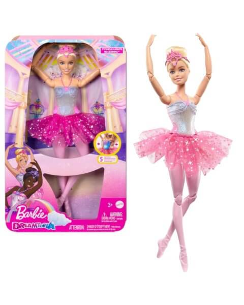 Barbie lėlė balerina su &scaron;viesomis, HLC25 