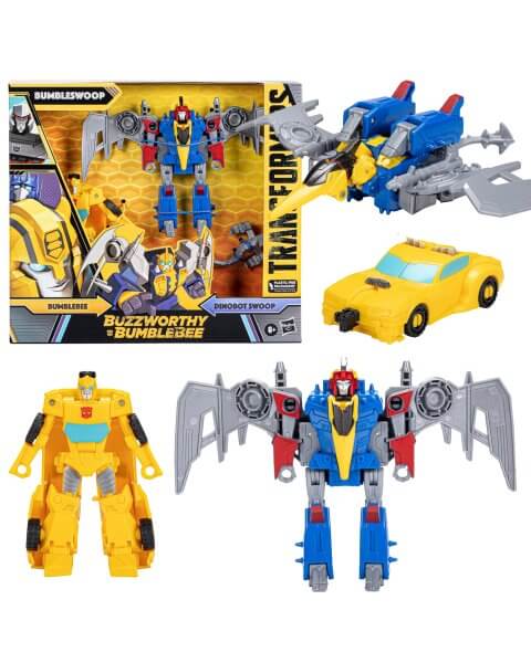 Transformers 2 transformerių rinkinys &bdquo;Bumblebee Dino Combiner&rdquo;, F6765 