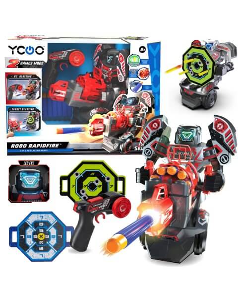 &Scaron;audantis robotas su taikiniais &bdquo;Robo Rapidfire&rdquo;, Silverlit 