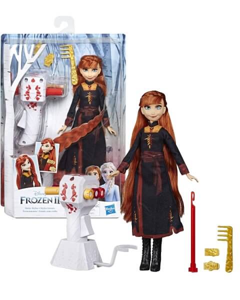 Lėlė Ana su plaukų pynimo aparatu „Sister Styles”, Frozen 2, E7003