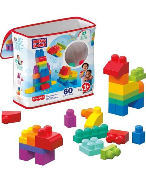 Mega Bloks kaladėlių rinkinys mai&scaron;elyje, 60 det., DCH55 