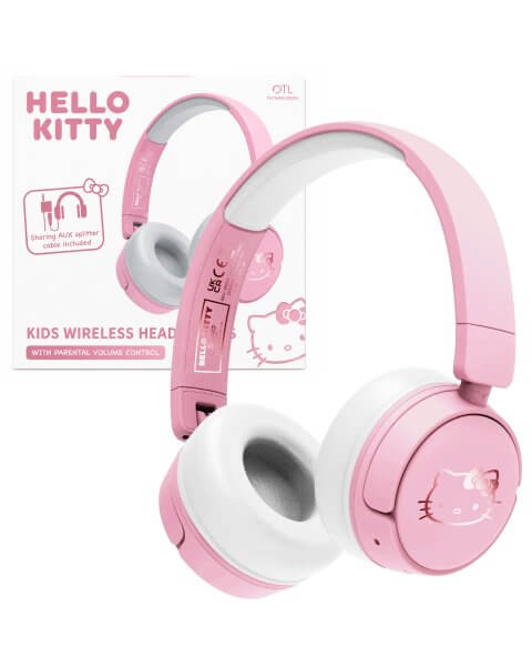Belaidės ausinės vaikams su mikrofonu &bdquo;Hello Kitty&rdquo; 