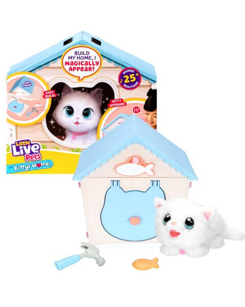 Interaktyvus kačiukas su dideliu nameliu, Little Live Pets 
