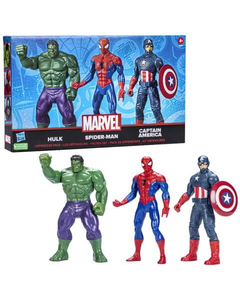 Žmogaus Voro, Halko ir Kapitono Amerikos figūrėlių rinkinys „Avengers”, F6601