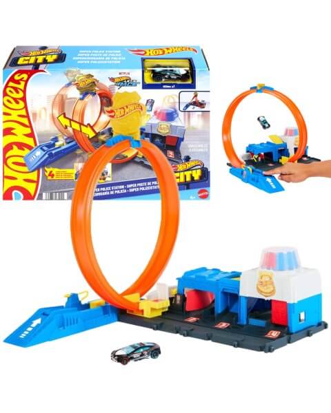 Hot Wheels rinkinys „Super policijos stotis”, JBM71