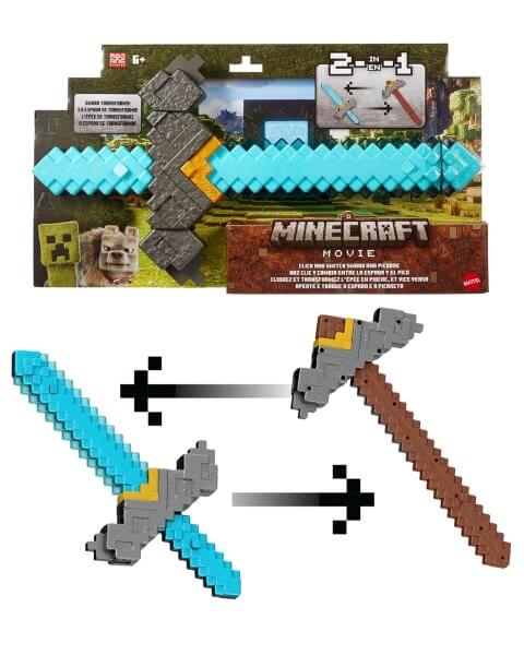 Minecraft transformuojamas kardas, JFR72