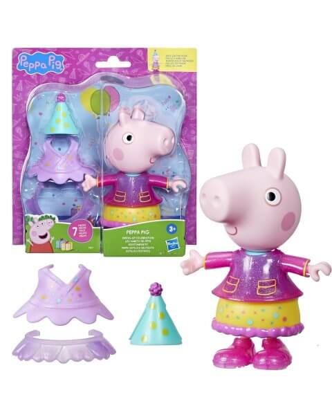 Peppa Pig figūrėlė su aprengiamais rūbeliais, 15 cm, F8871 