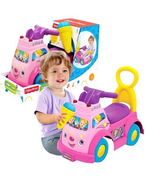 Fisher-Price paspiriama mašinėlė su garsais „Muzikinis paradas”