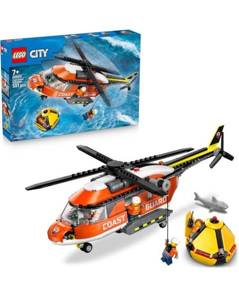 60503 LEGO&reg; City Pakrantės gelbėtojų sraigtasparnis 