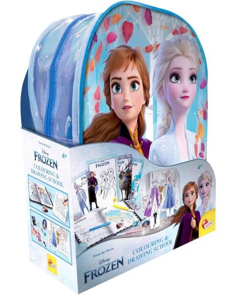 Frozen kuprinė su piešimo rinkiniu, 32 cm 