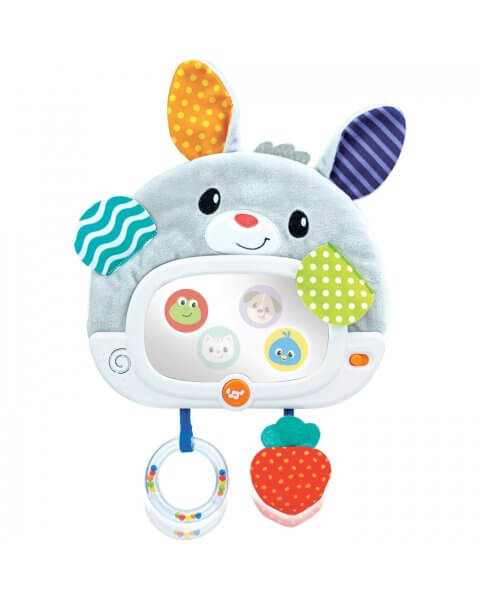 Pakabinamas žaislas su garsais ir šviesomis kūdikiui „Day 'N Night Bunny Pal”, Winfun
