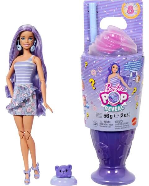 Barbie Pop Reveal siurprizų rinkinys &bdquo;Riestainių sapnai&rdquo;, JFY60 