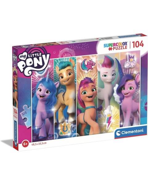 Dėlionė &bdquo;My Little Pony&rdquo; 104 detalių, Clementoni 