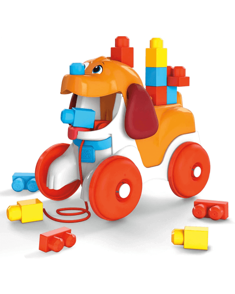 Mega Bloks &scaron;uniukas su kaladėlėmis,  GNW63 