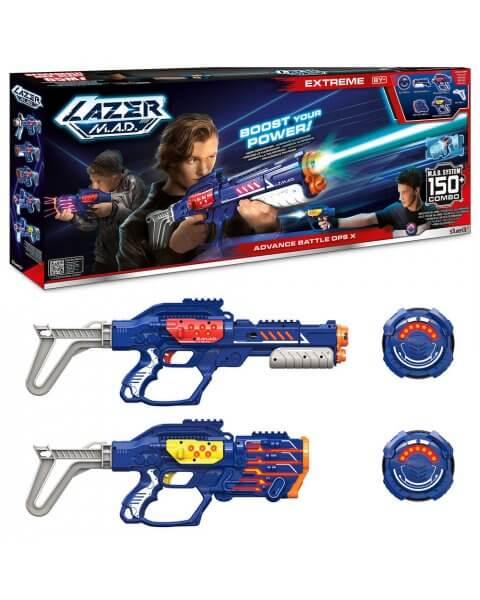 Lazeriniai šautuvai vaikams, 2 žaidėjai „Advanced Battle Ops“, Laser Mad