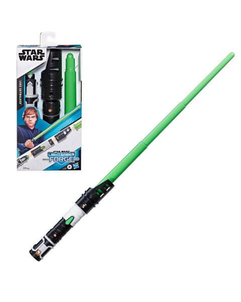 Star Wars šviesos kardas vaikams, žalios spalvos „Luke Skywalker”, F7419